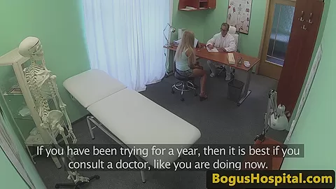 Real patient fingered and fucked by her dr