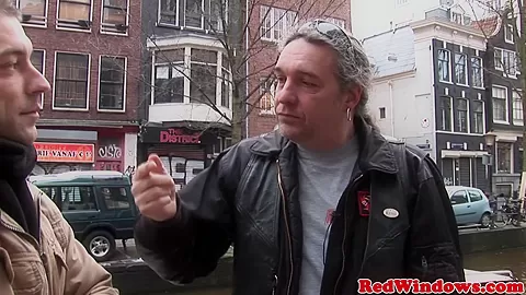 Doggystyled amsterdam hooker fucks tourist