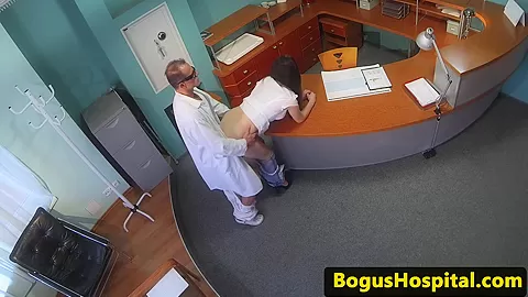 Real amateur patient bentover and fucked