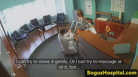 Squirting ginger patient railed by doctor