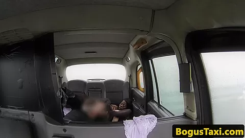 Ebony taxi amateur assfucked and fingered