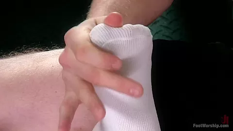 Physical Trainer Worships Sweaty MILF Feet