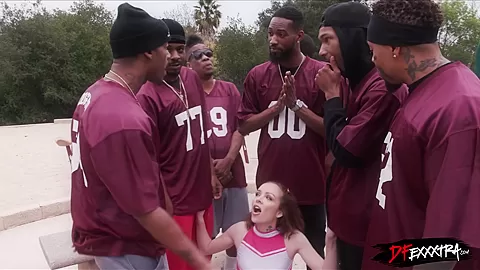 Fucked by the entire football team