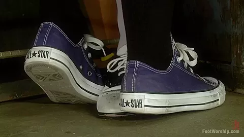 Horny little foot sluts hungry for feet
