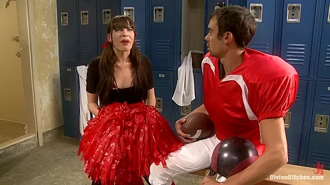 Brat Princess Cuckolds Her Boyrfriend With Football Coach