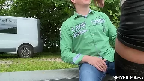 Ass fucking German Milf lake side