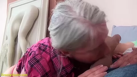 old granny cunt deep fucked by stepson