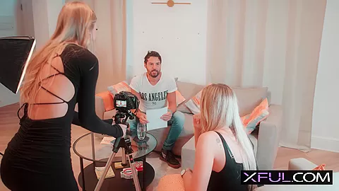 XFUL Screen test seduction with Lana and Cecelia