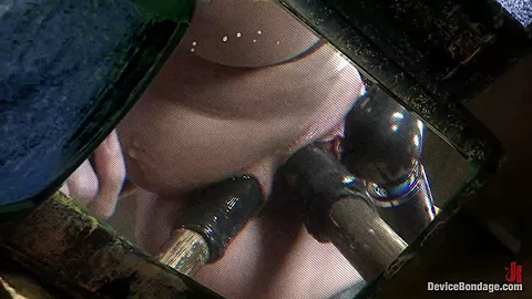 Felony Bound in Cruel Latex Metal and Leather Bondage