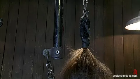 Felony Bound in Cruel Latex Metal and Leather Bondage
