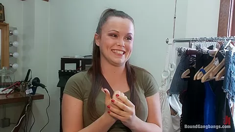 Girl Gets Ambushed in Green Room Dragged Onto Set and Gangbanged