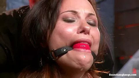 Hot Wife is Bound Fucked and Finished off with Anal Creampie