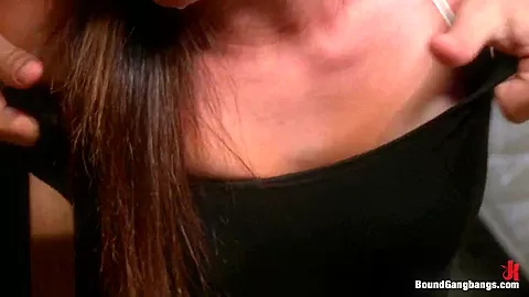 Hot Wife is Bound Fucked and Finished off with Anal Creampie