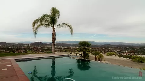 Busty MILF Orders Four Big Black Cocks to Fuck While her Husbands Away