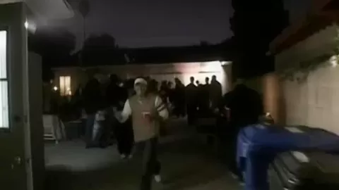 College sluts ride dicks as others watch