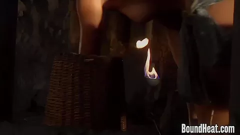 Curvy Big Tits Lesbian Slave Uses Strapon To Pleasure Madame