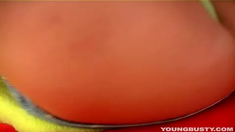 Busty teen 18+ Kate gets pussy toyed by a lesbian