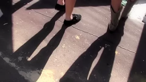 Busty Brunette Strapon Fucking Her Girlfriend Outdoors - NaughtyGirls
