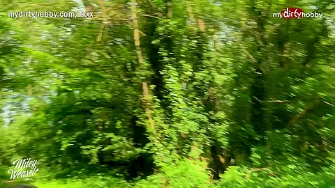 MyDirtyHobby - German blonde MILF outdoor creampie