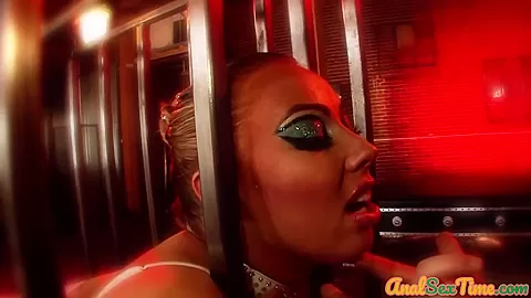 Ass fucked bitch banged by hard dick in tight anal hole
