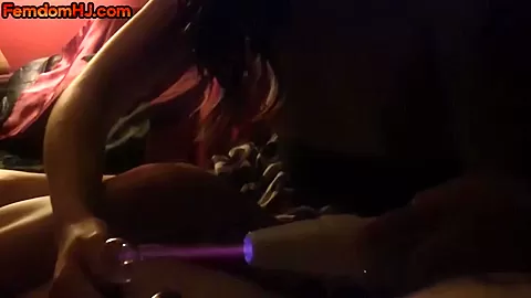Femdom HJ babes give painful HJ 3some in BDSM session