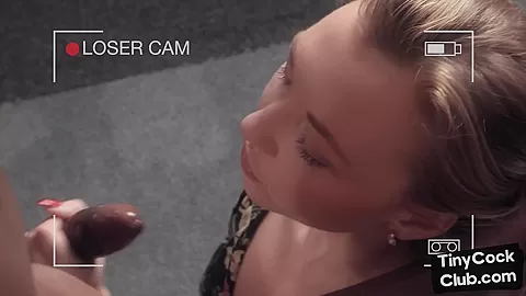 SPH IR babe fucked in front pathetic guy with small cock