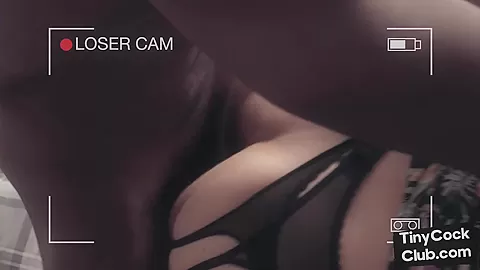 SPH IR babe fucked in front pathetic guy with small cock