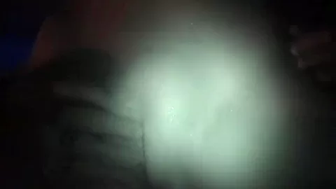 Couple get naked on pool licking pussy POV