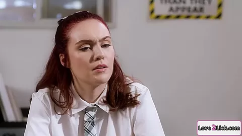 Big boobs mature stepmom licks her stepdaughter in classroom