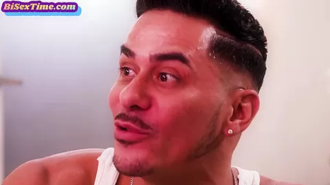 Bisexual dudes fuck perverted bae in threesome fucking