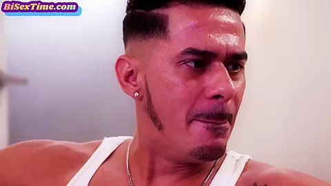 Bisexual dudes fuck perverted bae in threesome fucking