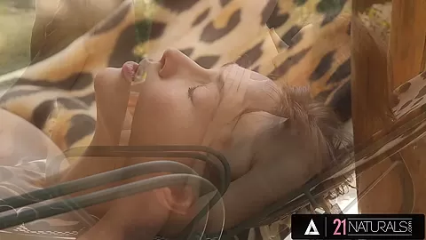 ***NATURALS - Horny Macy Enjoys Passionate Sex Outside In The Garden And Gets Sprayed With Cum