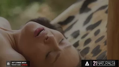 ***NATURALS - Horny Macy Enjoys Passionate Sex Outside In The Garden And Gets Sprayed With Cum