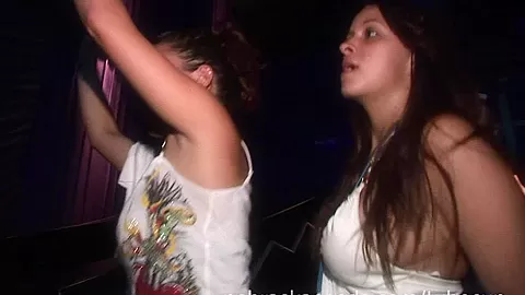 Dirty Club Girls Flashing Tits And Up The Skirt