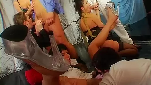 Erotic club bitches have hardcore fun