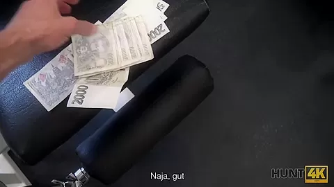 HUNT4K. Kokettes Babe mit schönem Piercing ist bereit für Geld zu ficken