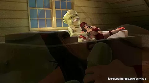 Electra and the Green Goblin
