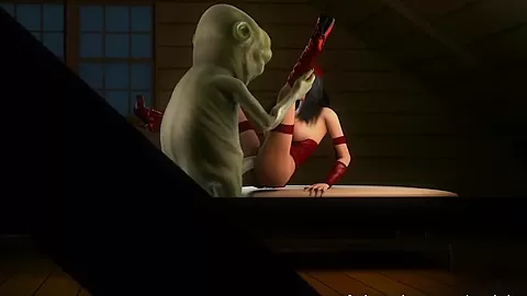 Electra and the Green Goblin