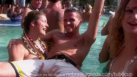 Crazy Party Milf Naked Pool Party