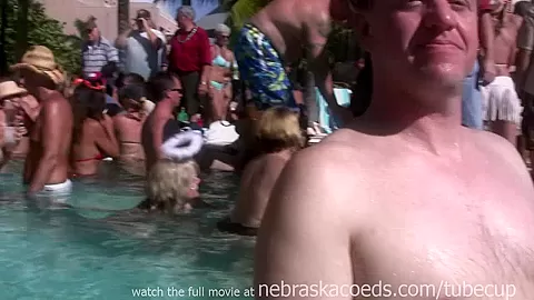 Naked Pool Party Key West Florida Real Vacation Video
