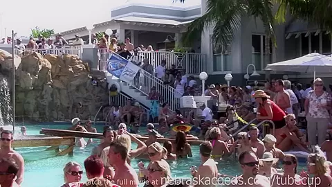 Swinger Nudist Pool Party For Fantasy Fest Dantes