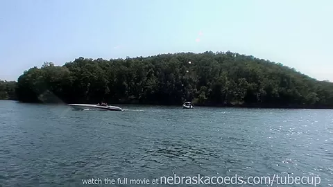 Dancing And Partying Topless On A Boat