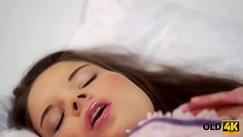 OLD4K. Brunette miss Anita B gets pussy licked and fucked by mature lover