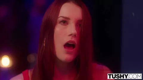 TUSHY Horny Redhead On Vacation Begs For Anal