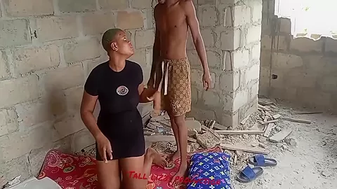 Two Street Guys Fuck A Homeless Girl Living In An Incompleted Building 5 Min