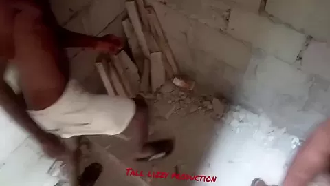 Two Street Guys Fuck A Homeless Girl Living In An Incompleted Building 5 Min