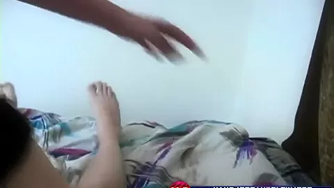 Cute blonde jerking off POV cock