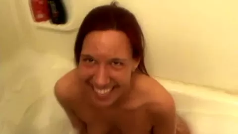 Hot Misty Blowjob a dick in Bathtub