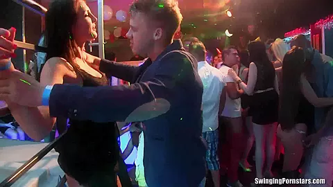 Sinfully party chicks dancing and fucking