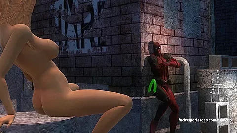 Deadpool and Jean - baby we aint nothing but mammals
